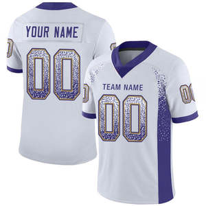 Maillot de football américain confortable et durable pour hommes, personnalisé, grande taille, sublimation, brodé et cousu, équipe de conception - Product Image 2