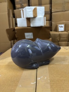 New Design American Style Sitting <b>Cat</b> <b>Urn</b> in Aluminum Durable & Customizable for Pet <b>Cat</b> Ashes Cremation - Product Image 2