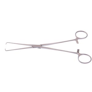 Braun Tenaculum Forceps Lurus kotak bersama, 1x1 gigi, kualitas tinggi baja tahan karat urogy Forceps - Product Image 1