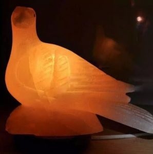 Ensemble de lampes au sel de l'Himalaya en forme d'animal GMP-Affirmed OEM Ampoule à cordon électrique sculptée organique écologique pour la décoration de la maison et la santé - Product Image 5