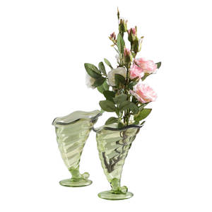 Florero de cristal de cristalería de diseño moderno al por mayor soplado a mano para decoración del hogar - Product Image 6