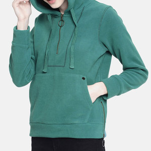 Custom cotton women hoodies oversized cotton fleece pullover fashion wear - Product Image 5