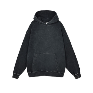 Regular Fit Quick Dry Men Acid Wash Hoodie para la venta/Basics, algodón mezclado mangas completas mejor proveedor Hombres Acid Wash Hoodie - Product Image 1