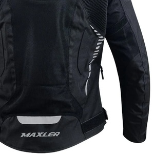 Chaqueta ligera de malla para motocicleta Adventure Jaket de verano para hombre con CE Armorr y paneles de alta visibilidad - Product Image 6