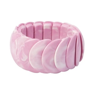 High Quality Trendy Turquoise Resin <b>Bracelet</b> Fancy Design Elastic Stretchy Unisex Jewelry Gift Fashion Stylish Party with Woman - Product Image 3