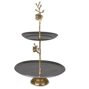 Support à gâteau en métal unique décoratif de couleur personnalisée Grossiste de support à gâteau en métal Excellente qualité Support à gâteau fantaisie fait à la main - Product Image 1