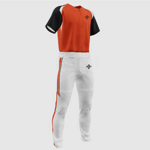 Tenues de sport, ensembles d'uniformes de baseball, respirants, 100% polyester, pour hommes adultes, haute qualité, en vente - Product Image 6