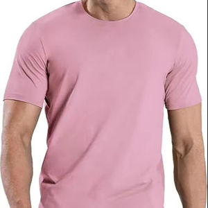 T-shirt personnalisé pour hommes à manches courtes 100% coton Logo Broderie 220GSM Vente en gros OEM Promotionnel - Product Image 1