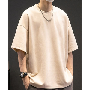 เสื้อยืดผ้าฝ้าย100% ขนาดใหญ่พิมพ์ลายตัวอักษรบนโรงงานอัตราการพิมพ์ผ้าไหมสกรีน - Product Image 2