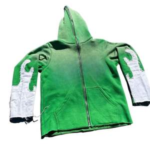 Ripped Distressed Vintage Sun Faded Heavyweight 500GSM Algodón Drop Shoulder Oversized Customized Streetwear Hoodies - Product Image 1