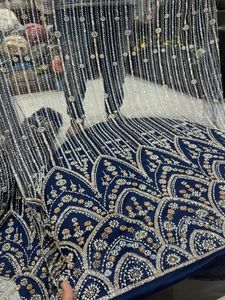 Export Quality 56-Inch Designer Net <b>Fabric</b> with Multithread Sequence Warp Knitted <b>Waterproof</b> Feature Available in Bulk Quantity - Product Image 2