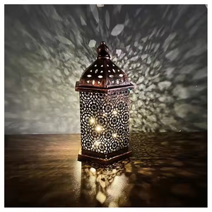 Suitable <b>Lanterns</b> Gold Candlelight <b>Lanterns</b>, Moroccan Style, 2025 Perfect for Ramadan, Eid, Diwali, and <b>Christmas</b> Celebrations - Product Image 2
