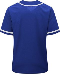 Camisetas de Béisbol con Botones Completos al por Mayor OEM - Uniformes de Equipo Sublimados Personalizados - Product Image 4