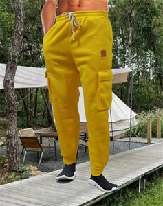 กางเกงคาร์โก้สำหรับผู้ชายกางเกงผู้ชายแบบลำลองระบายอากาศได้ดีมีหลายกระเป๋ายอดนิยมดีไซน์ทันสมัย - Product Image 2