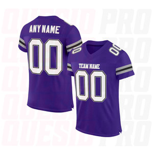 Camiseta de Fútbol Personalizada para Fanáticos y Jugadores, Personaliza Nombre, Número, Diseño y Color del Club, 100% Poliéster Transpirable, Camiseta de Fútbol Americano - Product Image 4