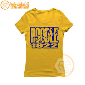 Camiseta Personalizada de la Hermandad Femenina Sigma Gamma Rho, 100% Algodón Jersey, Verano, Ecológica, Transpirable, Alta Calidad - Product Image 3