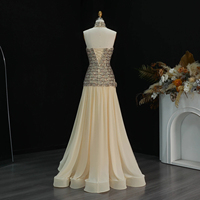 Robes de soirée formelles Jancember LSZ504 luxueuses, style princesse, ornées de paillettes et de strass
