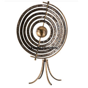 Unique Moderne En Aluminium Métal Feuille Forme Argent Plaqué Sculpture Art De Luxe Hôtel et Maison Table Top Décoratif - Product Image 4