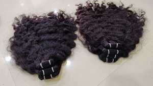 ผมหยักศก100% บริสุทธิ์อินเดียลึกแบบไม่ผ่านกระบวนการผมต่อแนวหนังกำพร้าแบบหลวมสไตล์อินเดีย - Product Image 4