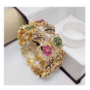 Offre Spéciale de mariée traditionnelle AD bracelets bijoux de mode classiques avec finition en or riche pour les cadeaux de mariage meilleur prix garanti - Product Image 1