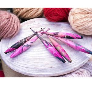 Handmade Resin <b>Crochet</b> <b>Hooks</b> Ocean Design | Simple Hand Knitting Tools Set 13CM Length 0.5-2.75MM Thickness Durable Convenient - Product Image 5