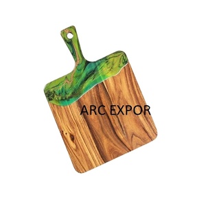 Vente en gros de planche à découper pour légumes et fromage de couleur verte et brune dernière planche de décoration de créateur pour planche à découper de cuisine - Product Image 1