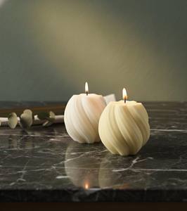 Handmade Luxury Soy Wax Scented Curve <b>Candle</b> Handmade Aromatherapy Private Label Box Home Decor Gifts Best Price Wholesale - Product Image 3