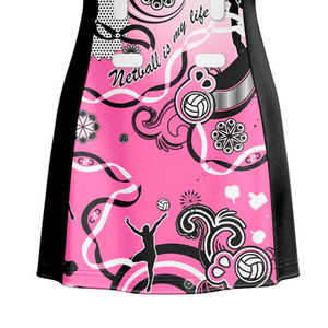 Nouvelle tenue de netball personnalisée en gros, ensemble d'équipe, maillot sublimé pour femmes, ensemble complet de haute qualité, ensemble respirant anti-UV sur le devant - Product Image 5