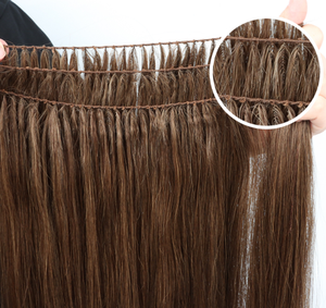 ผมดิบแบบ100% ผูกมัด8ถึง32นิ้วผมทอแบบขนนกใช้งานง่าย - Product Image 4