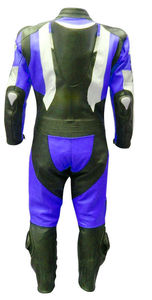 Combinaison de course en cuir pour moto personnalisée, vente en gros, unisexe, combinaisons de course pour motards, coupe-vent, hiver, cuir véritable, personnalisable - Product Image 4