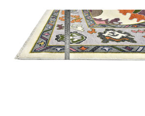 Ensemble de tapis en laine néo-zélandaise moderne et confortable fait à la main motif floral soutenu en latex pour tous les styles de maison ensembles de tapis de qualité fine - Product Image 6