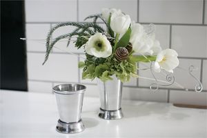 Vase à fleurs en métal pour la maison Vase à fleurs en métal pour la décoration de la maison - Product Image 2