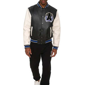 Logo personnalisé Vestes Avirex imprimées brodées pour hommes/Vestes Avirex en cuir de qualité supérieure à la mode - Product Image 3