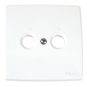 Pannello di finitura con 2 connettori TV-R (Televes 5441) - Product Image 1