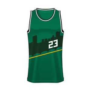 Conjunto de Camiseta y Pantalones Cortos de Baloncesto, Ligero, de Secado Rápido, Transpirable, al por Mayor - Product Image 5