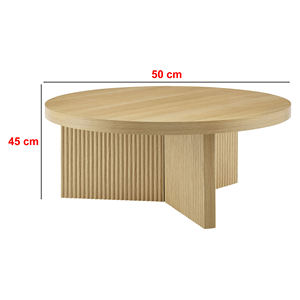 Mesa de centro de madera maciza de estilo nórdico, diseño moderno duradero de la mejor calidad para muebles de sala de estar para el hogar - Product Image 5