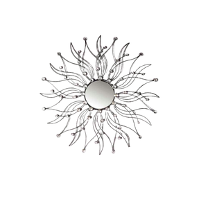 Offre Spéciale élégant miroir de chambre à coucher de salon nordique moderne en métal doré rond luxe décoratif décoration d'intérieur miroirs - Product Image 3