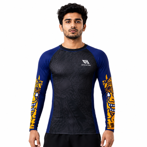 <b>Mens</b> Eco-friendly 100% Polyester Long Sleeve Compression Shirt Custom Gym Activewear Rash Guard Sports Training OEM - Product Image 3