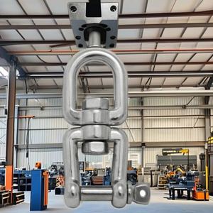 LEEMETAL Acier inoxydable AISI 304/316 Poli Pivotants réguliers Type mâchoire et œillet - Product Image 3