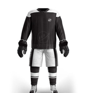 Conjunto de uniforme de hockey sobre hielo de secado rápido personalizado para hombre, camisetas de hockey sobre hielo de precio al por mayor - Product Image 1