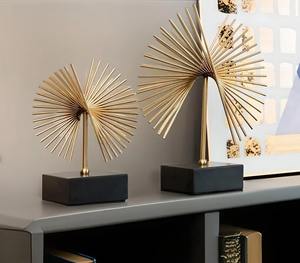 Esculturas Modernas de Arte Abstracto en Aluminio Fundido, Decoraciones de Mesa para el Hogar y la Oficina, Disponibles al Mejor Precio de un Proveedor Indio - Product Image 2