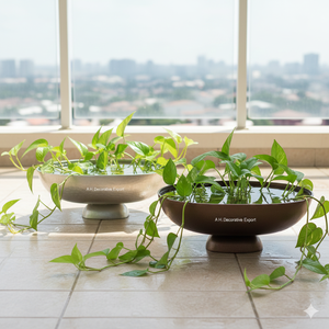 Juego de Arreglos Florales Artificiales con Base de Metal Moderna Personalizada, Florero Decorativo Portátil con Acabado Mate para Interiores del Hogar - Product Image 3