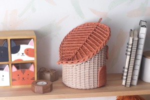 Boîte de rangement en rotin en forme de maison de conte de fées, boîte de rangement artisanale, écologique, décoration naturelle pour la maison et la maison, vente en gros du Vietnam - Product Image 5