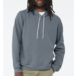 Bella and Canvas Unisex Fleece <b>Pullover</b> Sweatshirt Hoodies - Product Image 2