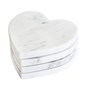 Posavasos de mármol para forma redonda y color blanco roto Decoración de mesa y accesorios Uso de alfombrillas y almohadillas - Product Image 4