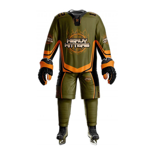 Uniforme de diseño personalizado para equipos universitarios, equipo deportivo de Hockey sobre hielo, OEM - Product Image 2
