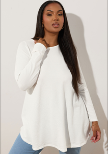 Camiseta de punto de algodón de talla grande personalizada de tendencia superior para mujer estilo informal ropa al por mayor vendedores de ropa a granel Bangladesh - Product Image 3