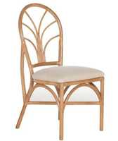 Vente en gros de chaises de mariage écologiques durables et minimalistes en rotin naturel fabriquées à la main pour les événements en plein air villa d'appartement Cremony