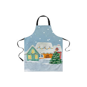 Tabliers de cuisine design unique 100% coton tablier de cuisine imprimé personnalisé fabricant indien - Product Image 4