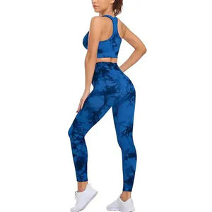 Ensemble de vêtements de yoga pour femmes OEM Feeling Sportswear Vêtements de fitness à séchage rapide pour entraînement de gymnastique Ensemble de yoga sportif pour femmes vente en gros - Product Image 2